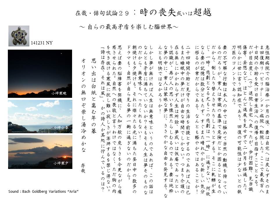 在哉・俳句雑感 29