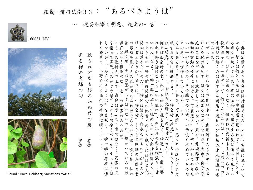 在哉・俳句雑感 33